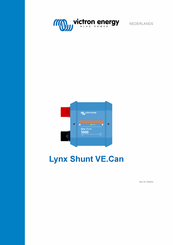 Victron energy Lynx Shunt VE.Can Gebruiksaanwijzing