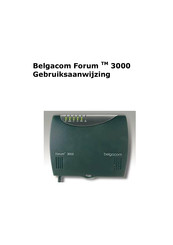 BELGACOM Forum 3000 Gebruiksaanwijzing