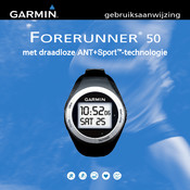 Garmin Forerunner 50 Gebruiksaanwijzing