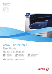 Xerox Phaser 7800 Gebruikershandleiding