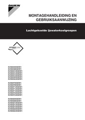Daikin HydroCube EUWAN16KBZW1 Montagehandleiding En Gebruiksaanwijzing