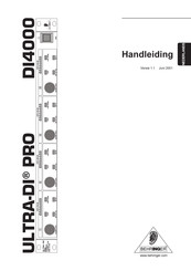 Behringer ULTRA-DI PRO DI4000 Handleiding