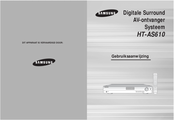 Samsung HT-AS610 Gebruiksaanwijzing