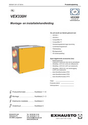 Exhausto VEX330H-2 Montage En Installatiehandleiding