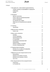 Danfoss VLT AQUA Drive Bedieningshandleiding