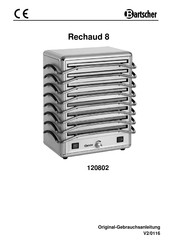 Bartscher Rechaud 8 Gebruiksaanwijzing