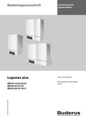 Buderus Logamax plus GB162-15 Bedieningsvoorschrift