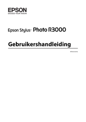 Epson Stylus Photo R3000 Gebruikershandleiding