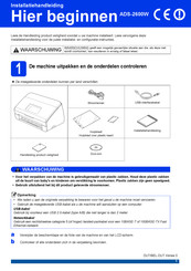 Brother ADS-2600W Installatiehandleiding