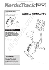 NordicTrack NTEVEX76612.0 Gebruikershandleiding