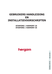 hergom STANFORD/HARMONY 35 Gebruikershandleiding