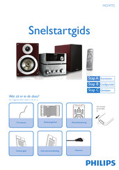 Philips MCM772 Snelstartgids