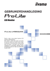 Iiyama ProLite LH9552UHS Gebruikershandleiding