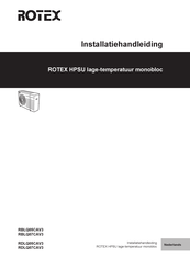 Rotex HPSU RBLQ05CAV3 Installatiehandleiding