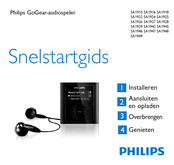 Philips GoGear SA1922 Snelstartgids