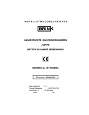 Brink C12 Installatievoorschriften