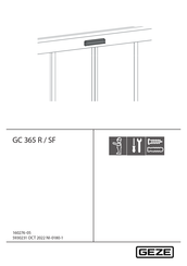 GEZE GC 365 SF Handleiding