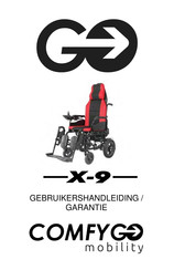 ComfyGo Mobility X-9 Gebruikershandleiding