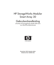 HP StorageWorks Modular Smart Array 30 Gebruikershandleiding