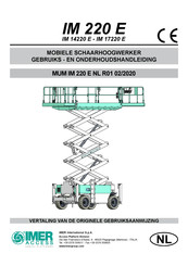 IMER IM 17220 E Gebruiks- En Onderhoudshandleiding