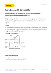 Jabra Engage 65 Convertible Korte Instructie