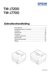 Epson TM-J7200 Gebruikershandleiding