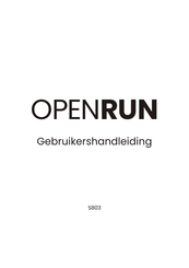 shokz OPENRUN S803 Gebruikershandleiding