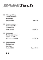 BASETech BT-1833947 Gebruiksaanwijzing
