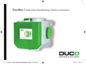 Duco DucoBox Gebruikershandleiding