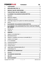 Powerplus POWE00031 Gebruiksaanwijzing