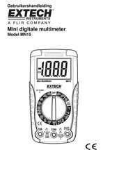 FLIR Extech Instruments MN15 Gebruikershandleiding