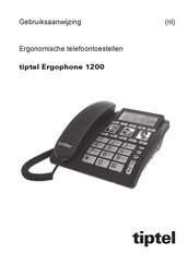 TIPTEL Ergophone 1200 Gebruiksaanwijzing