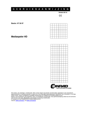 Conrad 97 36 97 Gebruiksaanwijzing