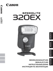 Canon Speedlite 320EX Instructiehandleiding