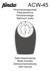 Alecto ACW-45 Gebruiksaanwijzing