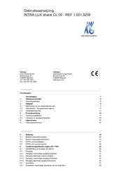 KaVo INTRA LUX CL 09 Gebruiksaanwijzing