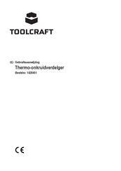 TOOLCRAFT 1428451 Gebruiksaanwijzing