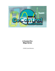 Conrad Electronic C-Control Pro Mega Series Gebruiksaanwijzing