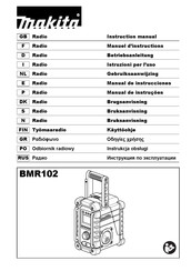 Makita BMR102 Gebruiksaanwijzing