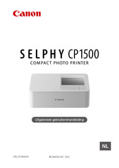 Canon SELPHY CP1500 Gebruikershandleiding