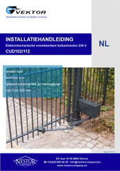 nestor VEKTOR CUD102 Installatiehandleiding