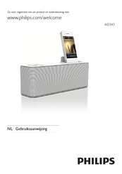 Philips AD343 Gebruiksaanwijzing