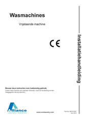 Alliance Laundry Systems HX200PV Installatiehandleiding