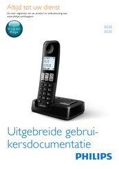 Philips D235 Gebruiksaanwijzing