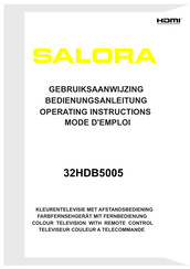 Salora 32HDB5005 Gebruiksaanwijzing