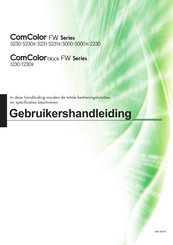 Riso ComColor FW Series Gebruikershandleiding