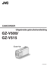 JVC Everio GZ-V500 Gebruikershandleiding