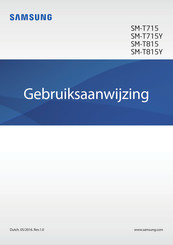 Samsung SM-T715Y Gebruiksaanwijzing