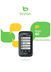 Bryton Rider 60 Gebruiksaanwijzing