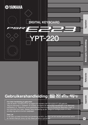 Yamaha YPT-220 Gebruikershandleiding